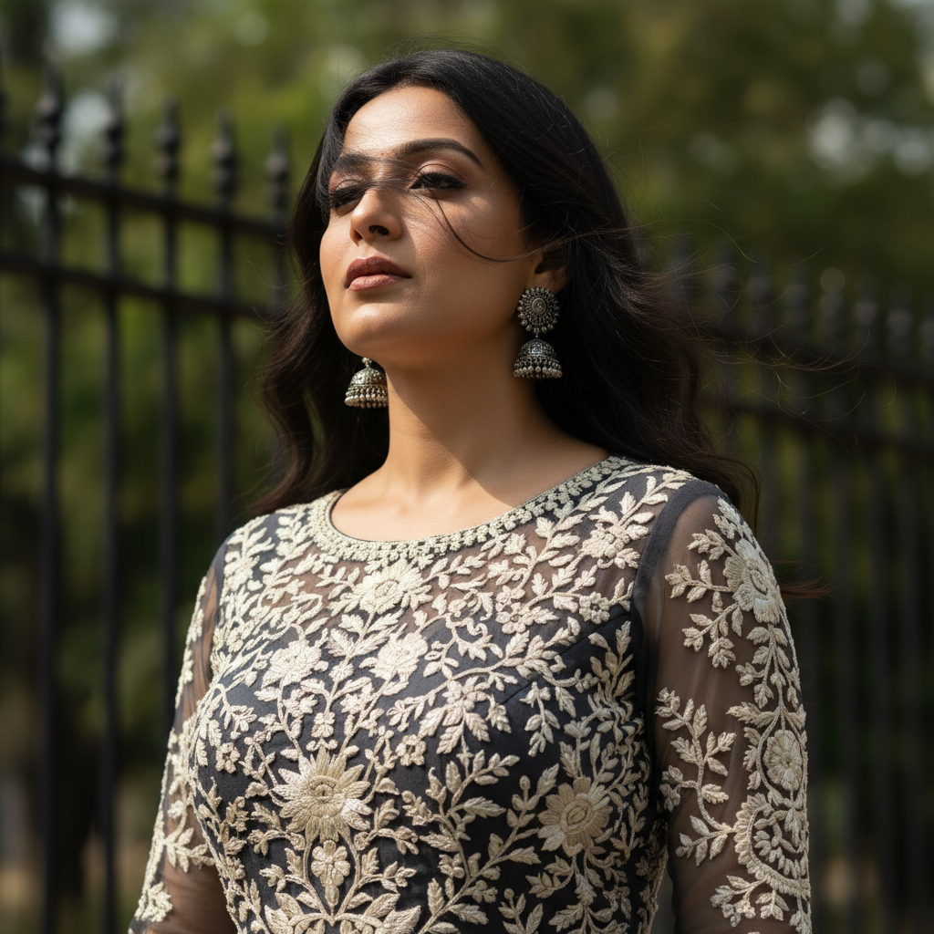 Elegant Breeze Portrait